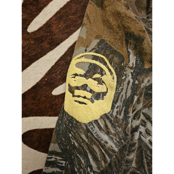 Vintage Spartan Realtree Bomber Jacket Up cycled "The System Dont Work" Artist L - Picture 3 of 7